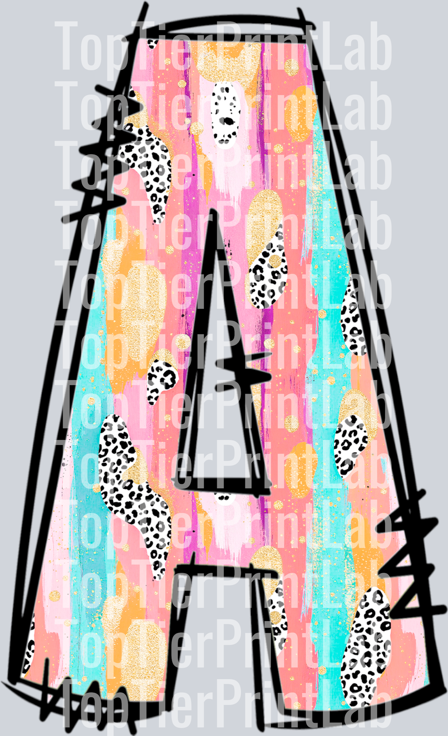 Easter Colorful leter A