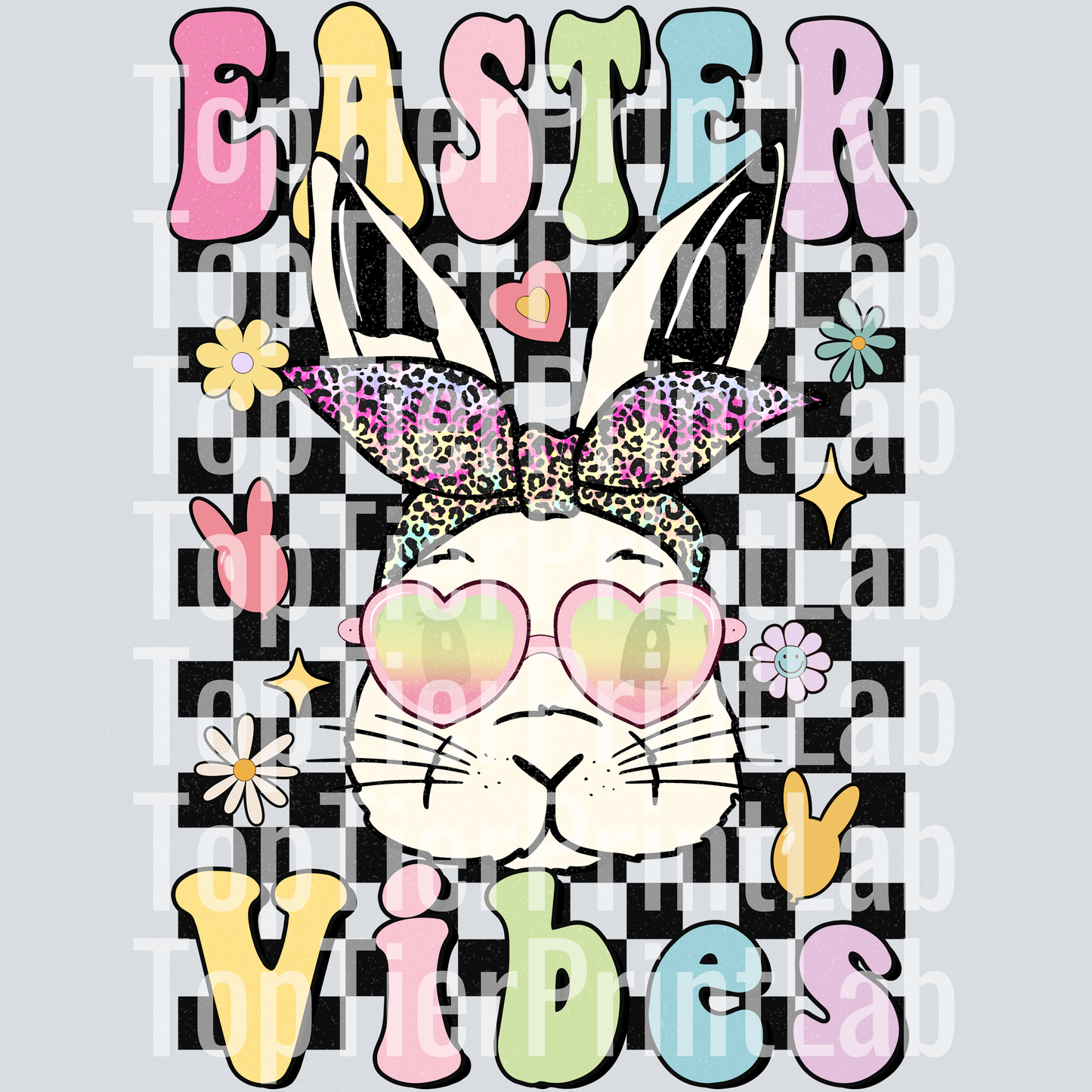 Easter Vibes Cheker PRINT
