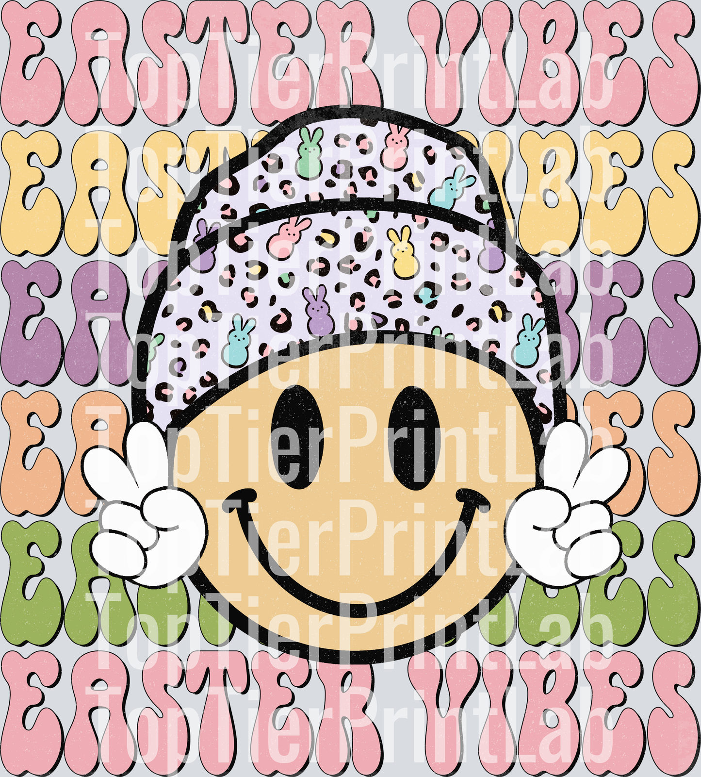 Easter Vibes Smile Emoji