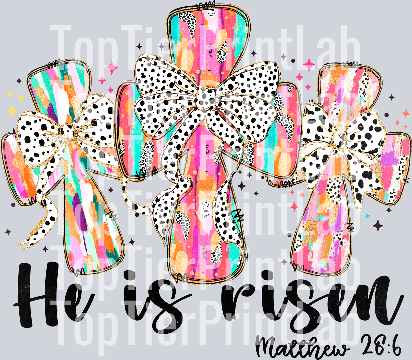 HE IS RISEN BOW