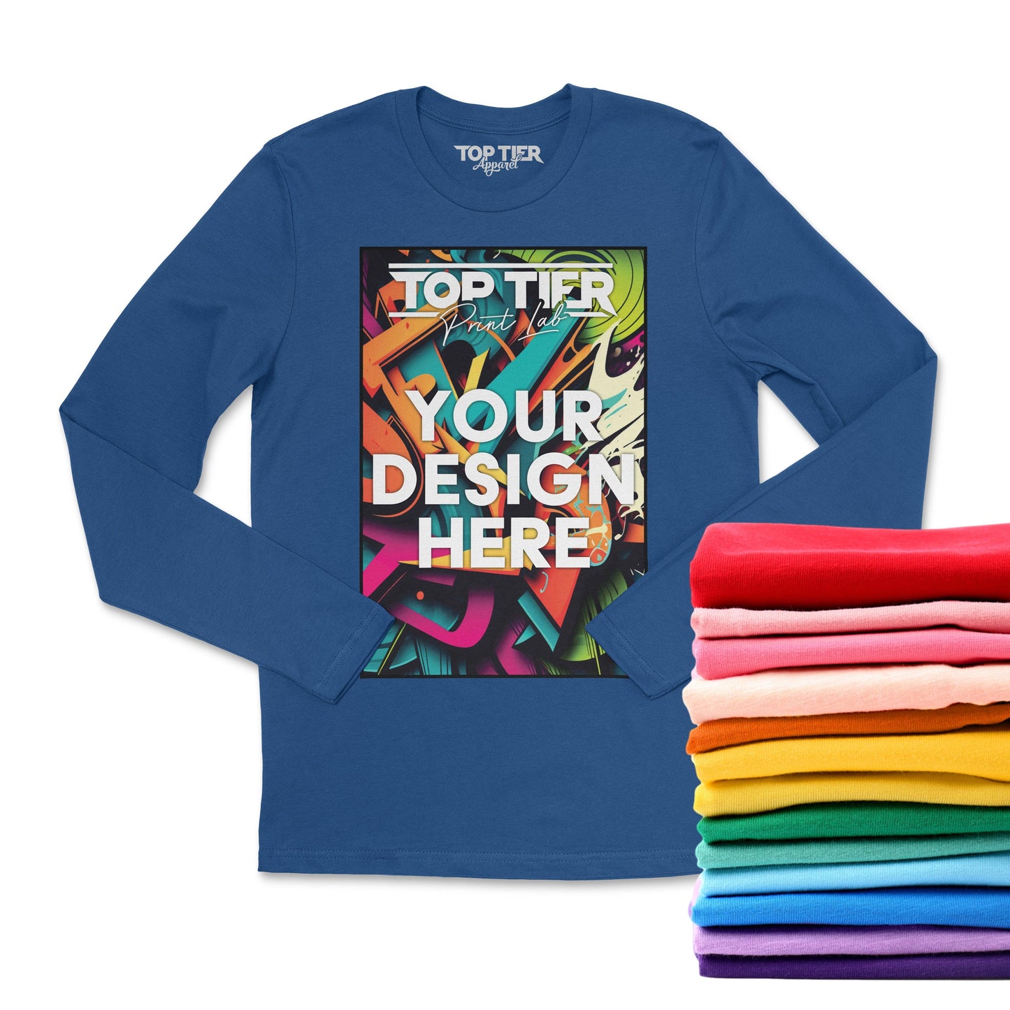 12+ CUSTOM FULL-COLOR LONG SLEEVE T-SHIRTS - TopTierPrintLab