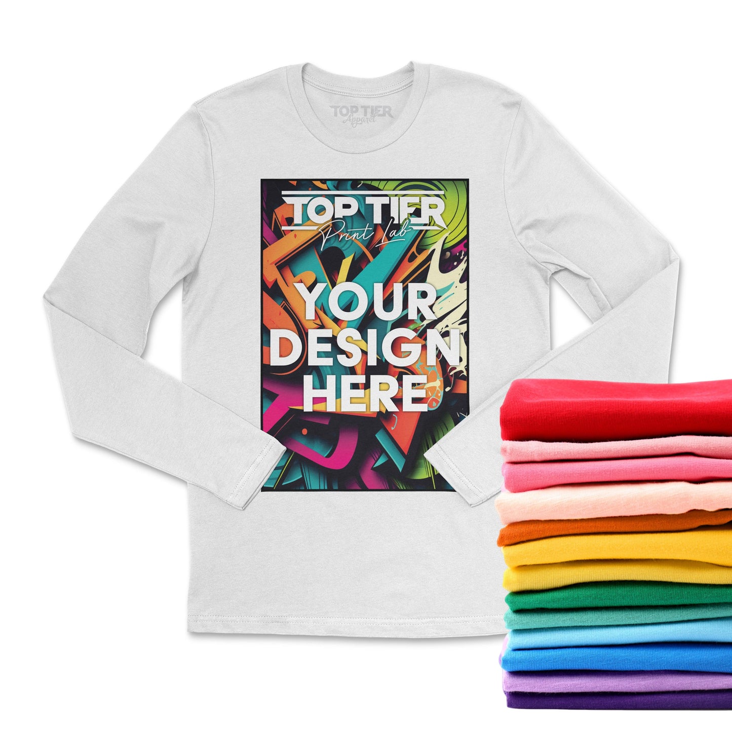 12+ CUSTOM FULL-COLOR LONG SLEEVE T-SHIRTS - TopTierPrintLab