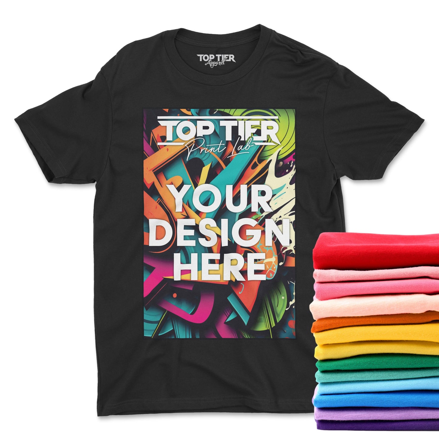 12+ CUSTOM FULL COLOR T-SHIRT BUNDLE - TopTierPrintLab