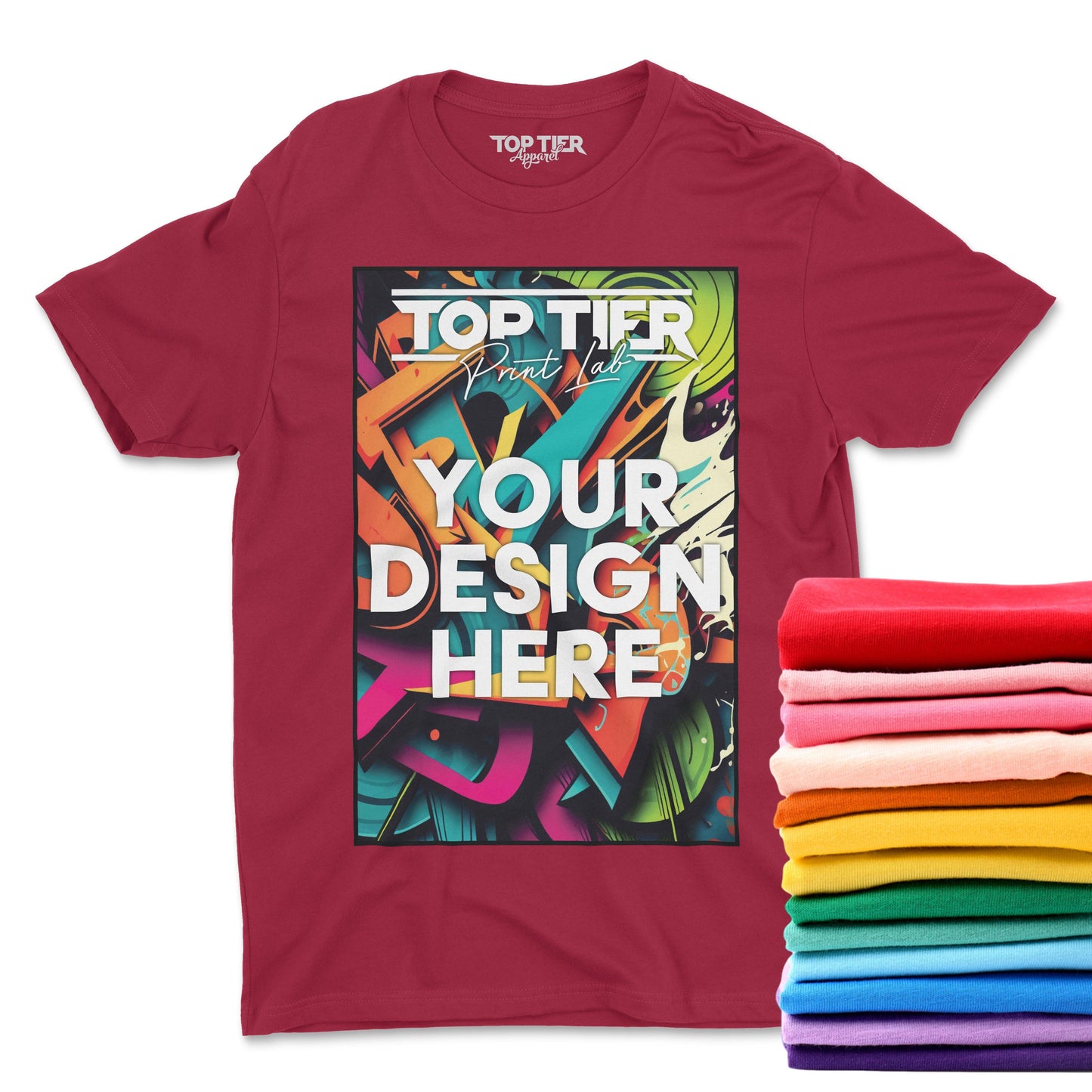 12+ CUSTOM FULL COLOR T-SHIRT BUNDLE - TopTierPrintLab