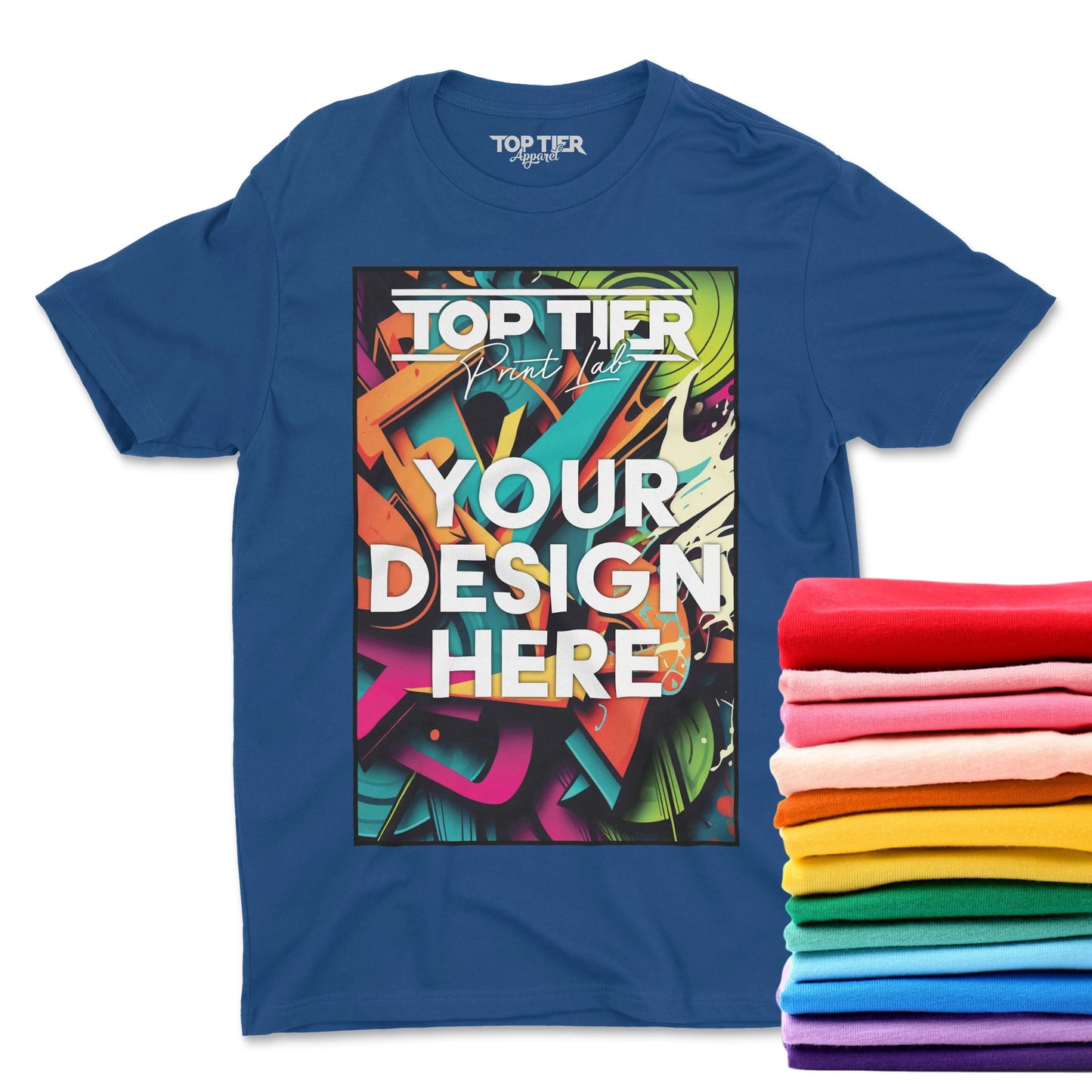 12+ CUSTOM FULL COLOR T-SHIRT BUNDLE - TopTierPrintLab