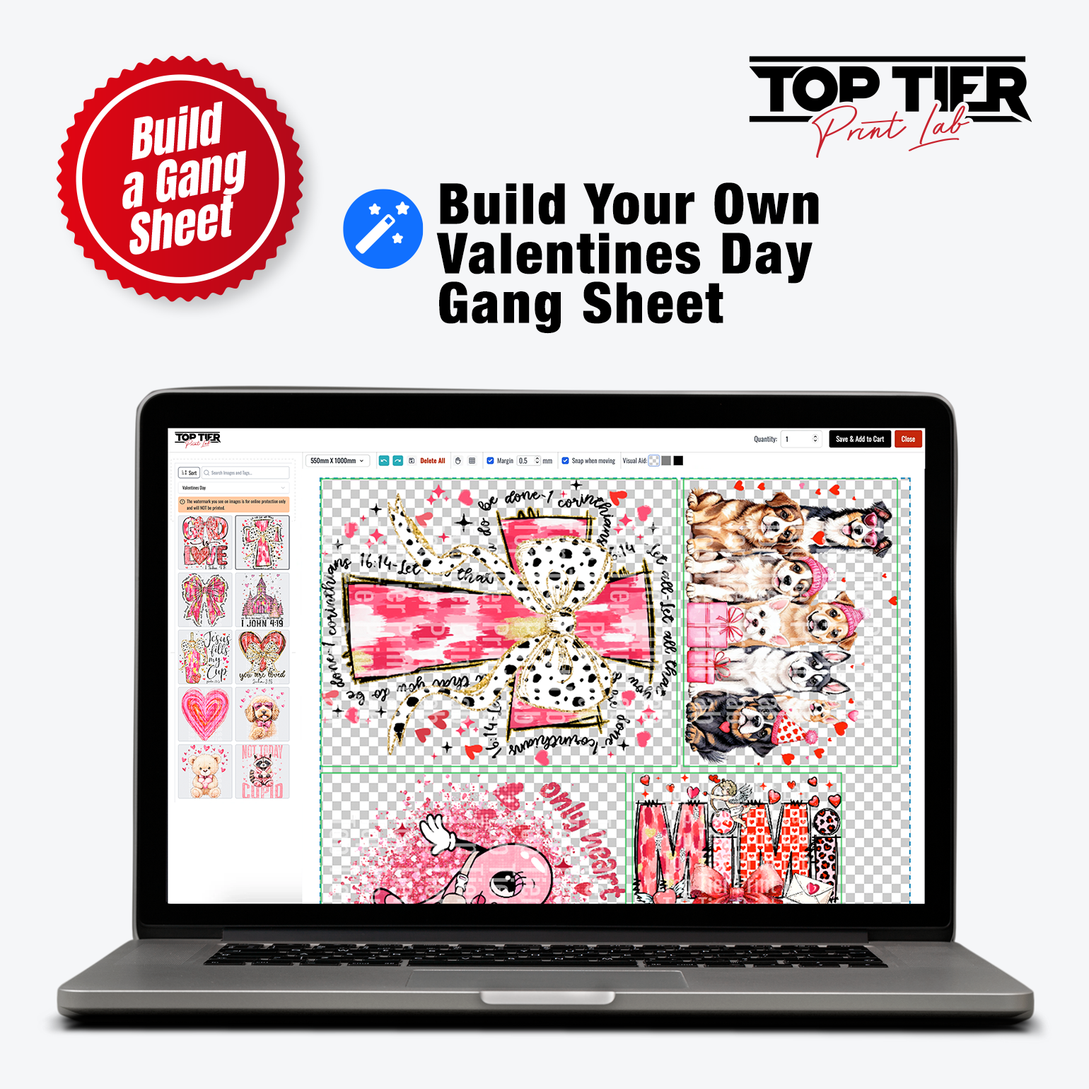 Valentines Day Ready To Press Designs