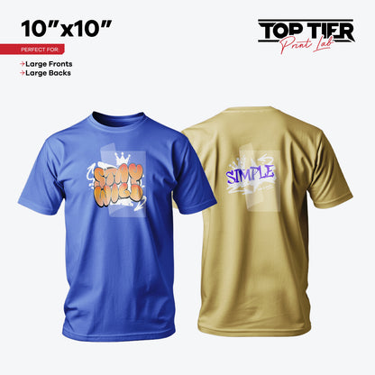 DTF Transfers By Size