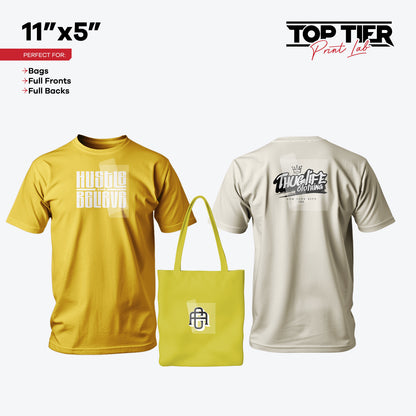 DTF Transfers By Size