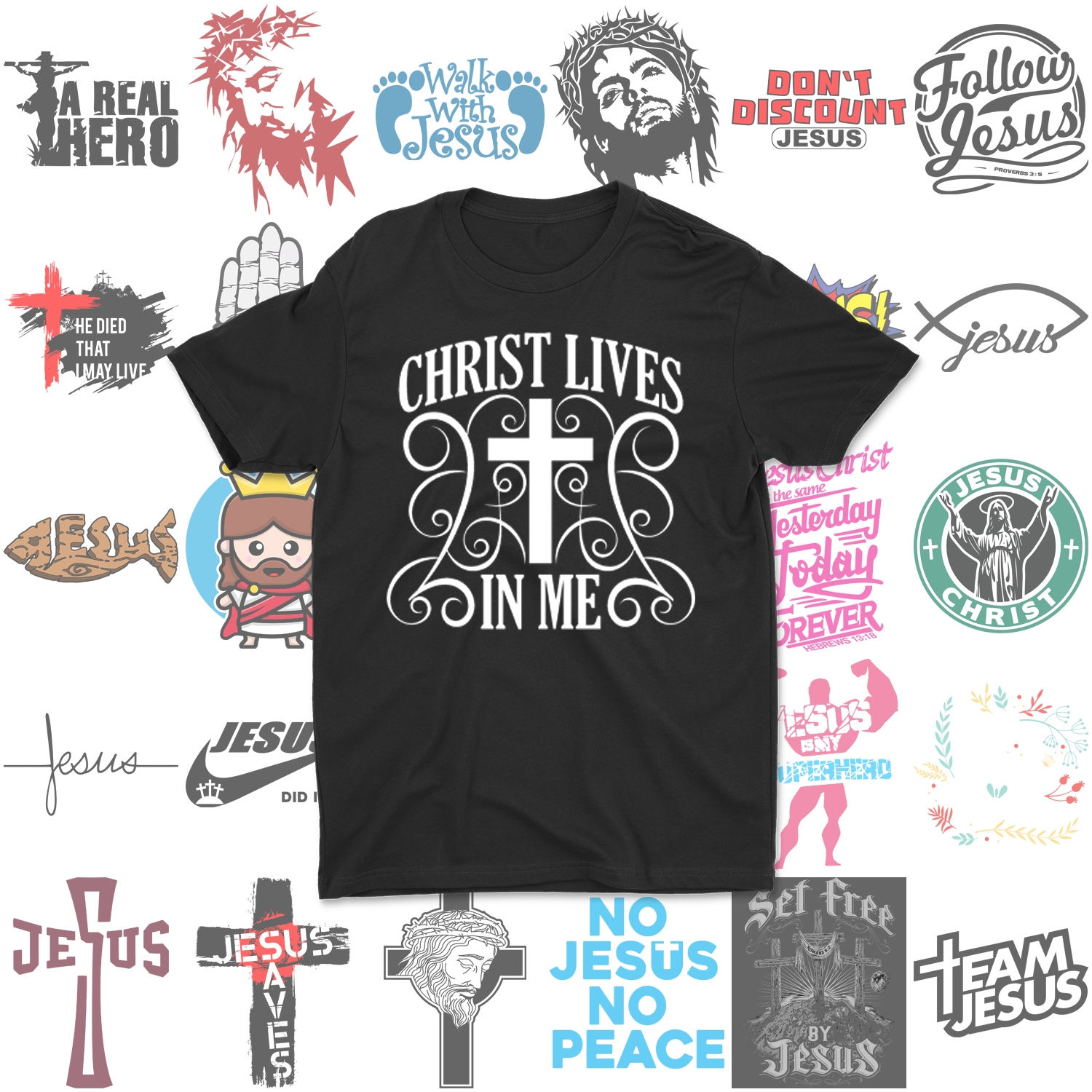 Gospel "Jesus" Design T-Shirt Collection