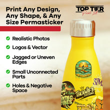 UV DTF Sticker Transfers By Size