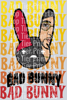 Bad Bunny Mascot