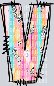 Easter Colorful leter V