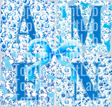 Easter Blue Floral Amen