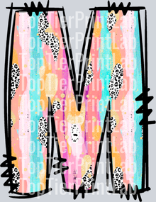 Easter Colorful leter M