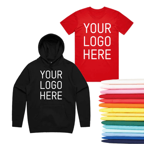 Create Your Own Hoodie T Shirt Combo Custom Screen Printed TopTierPrintLab