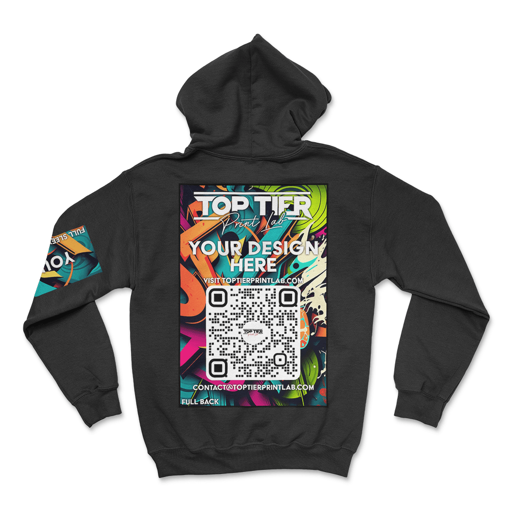 12+ CUSTOM FULL COLOR HOODIE - TopTierPrintLab